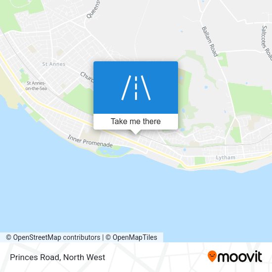 Princes Road map