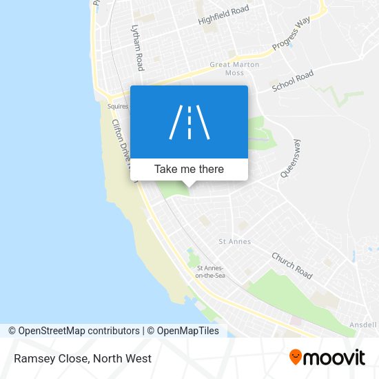 Ramsey Close map