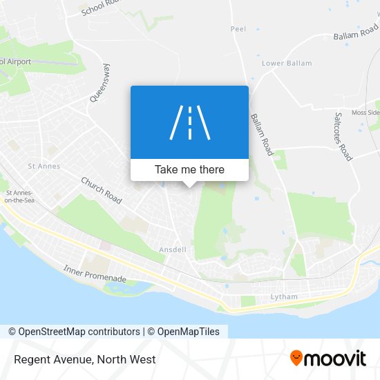 Regent Avenue map