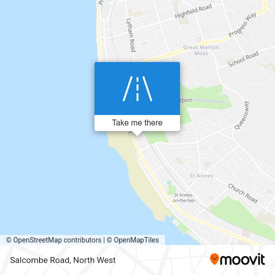 Salcombe Road map