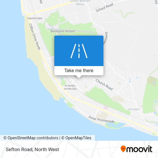 Sefton Road map