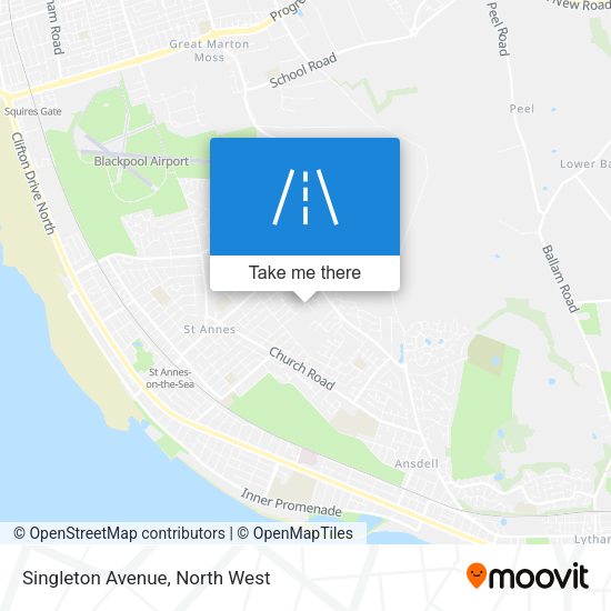 Singleton Avenue map