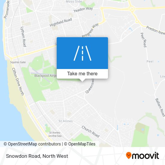 Snowdon Road map