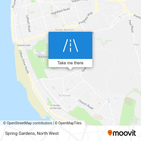 Spring Gardens map