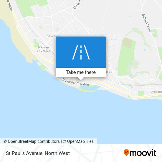 St Paul's Avenue map