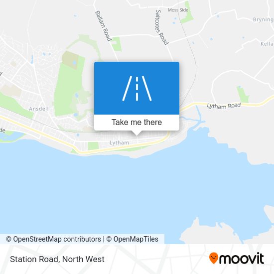 Station Road map