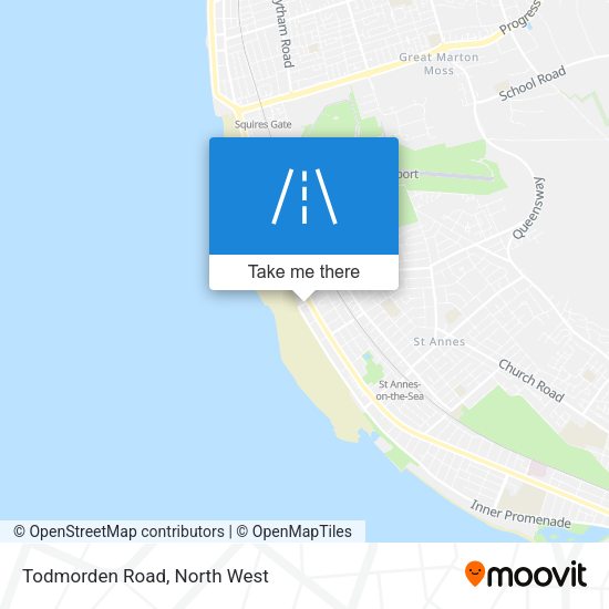 Todmorden Road map