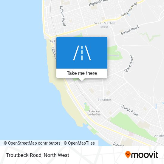 Troutbeck Road map