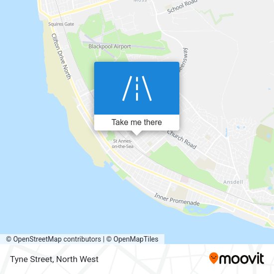 Tyne Street map