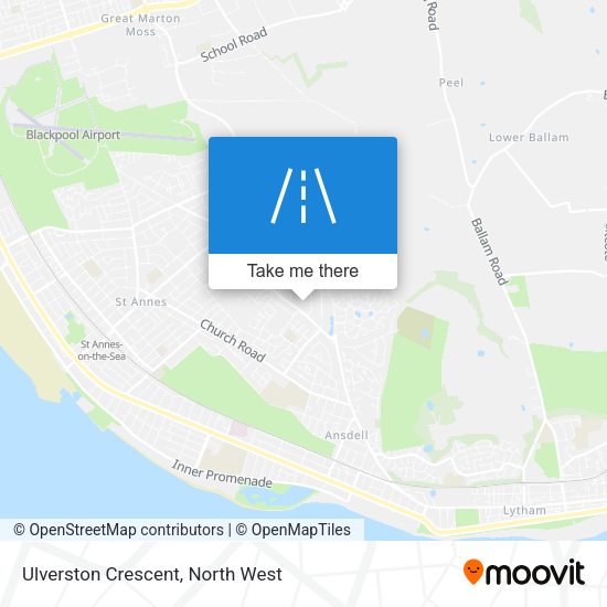 Ulverston Crescent map