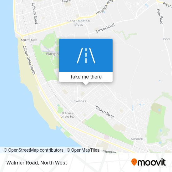 Walmer Road map