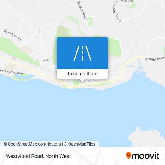 Westwood Road map