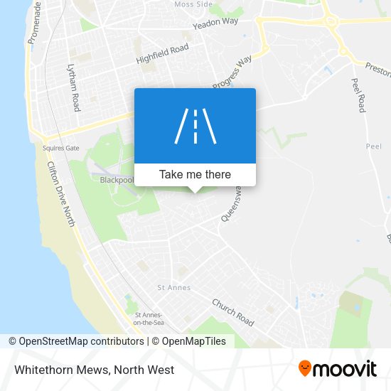 Whitethorn Mews map