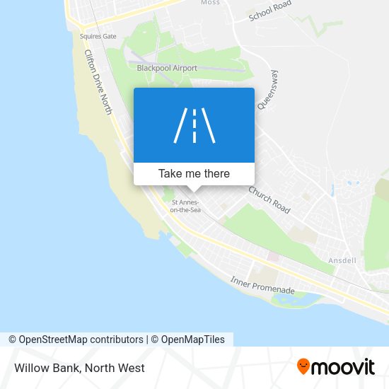 Willow Bank map