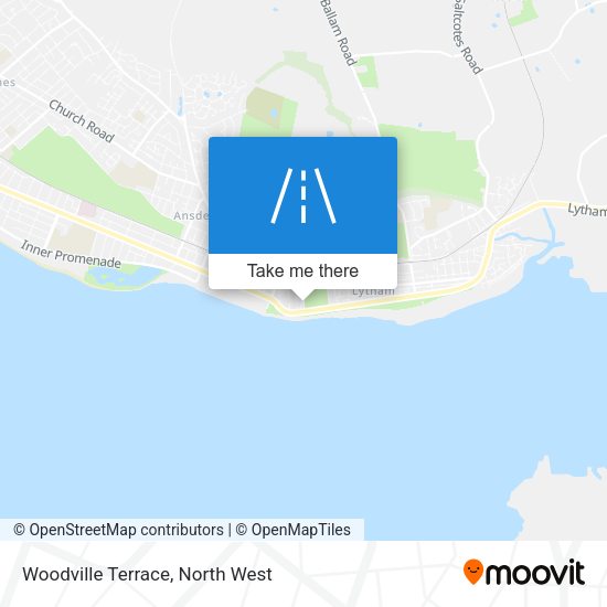Woodville Terrace map