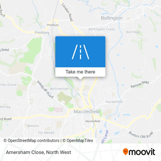 Amersham Close map