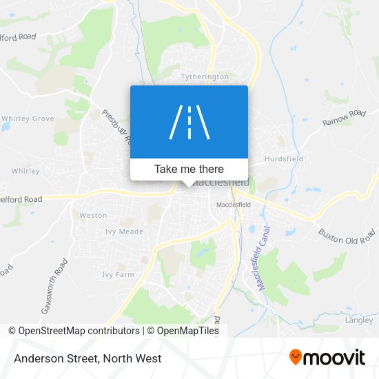 Anderson Street map