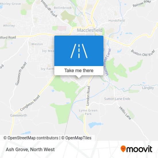 Ash Grove map