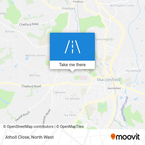 Atholl Close map