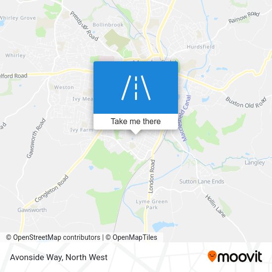 Avonside Way map