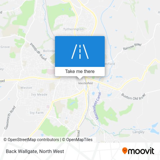 Back Wallgate map