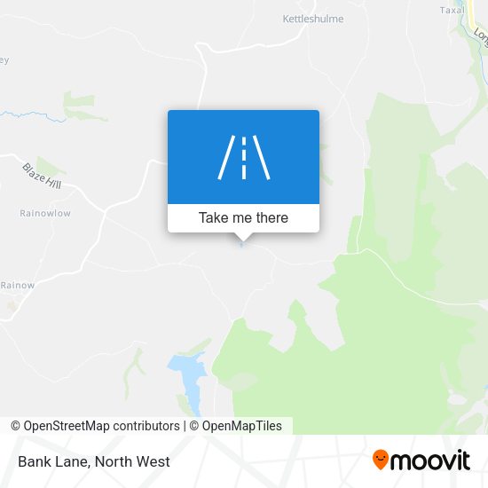 Bank Lane map