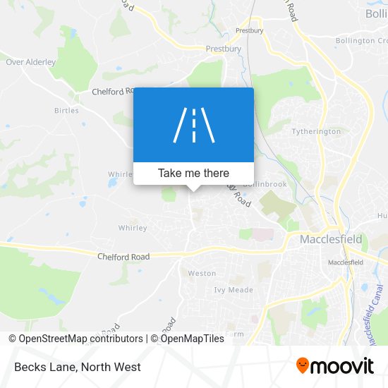 Becks Lane map