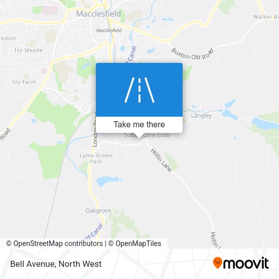 Bell Avenue map