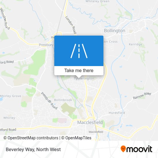 Beverley Way map