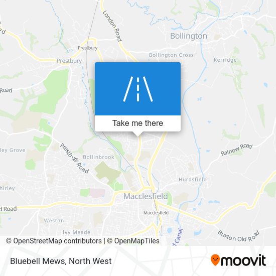 Bluebell Mews map