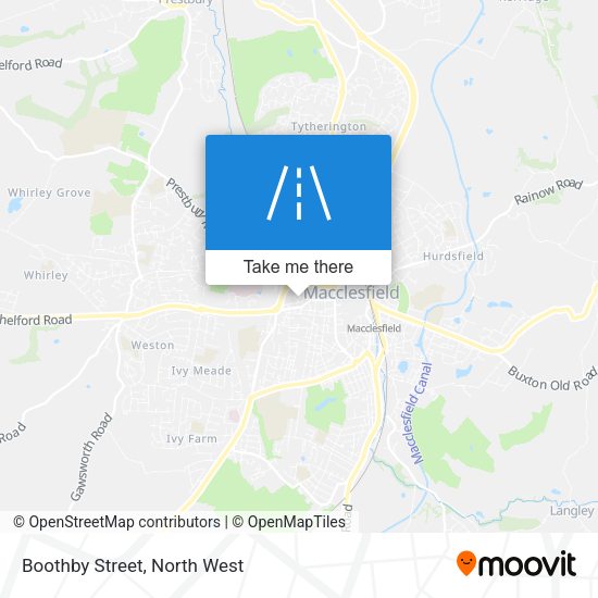 Boothby Street map