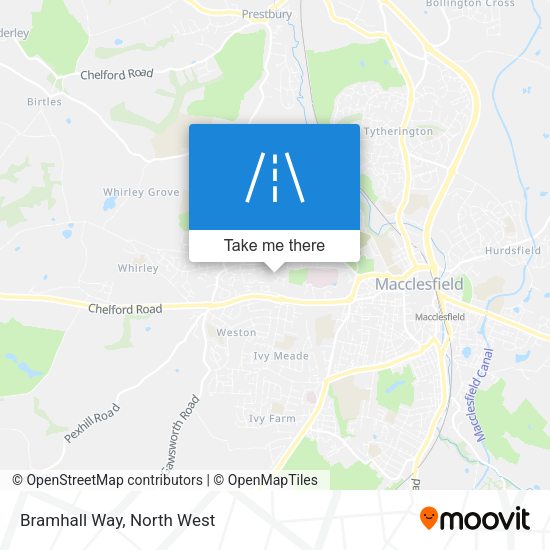 Bramhall Way map