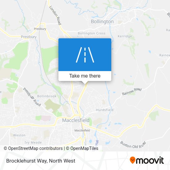 Brocklehurst Way map