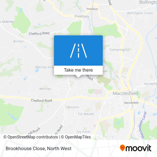 Brookhouse Close map