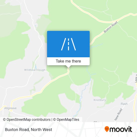 Buxton Road map
