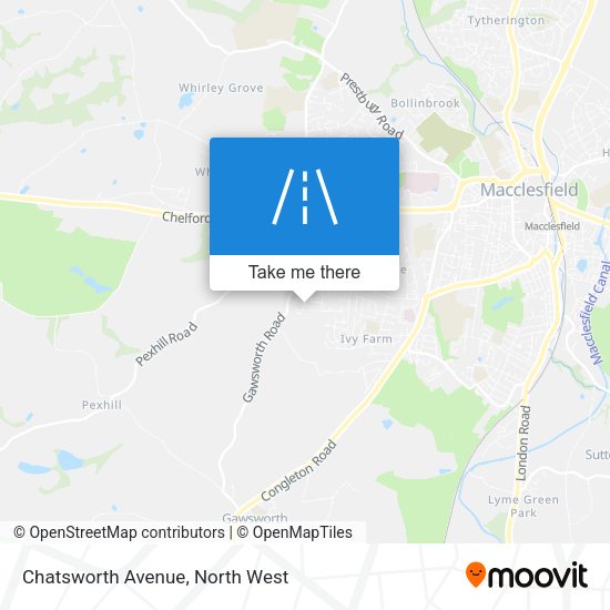 Chatsworth Avenue map