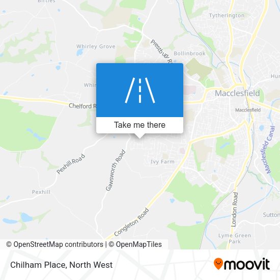 Chilham Place map