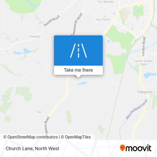 Church Lane map