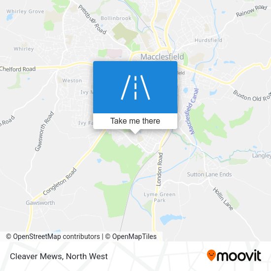 Cleaver Mews map