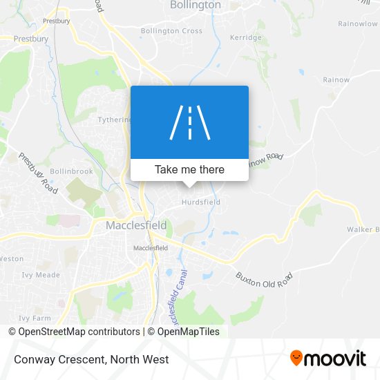 Conway Crescent map