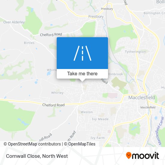 Cornwall Close map