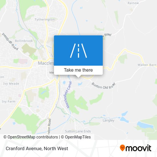 Cranford Avenue map