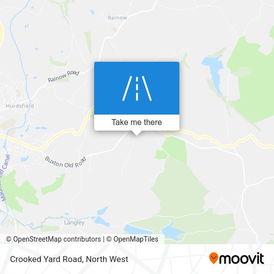 Crooked Yard Road map