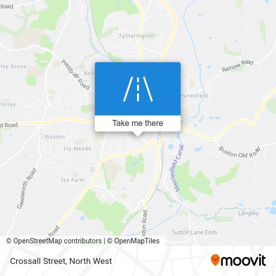 Crossall Street map