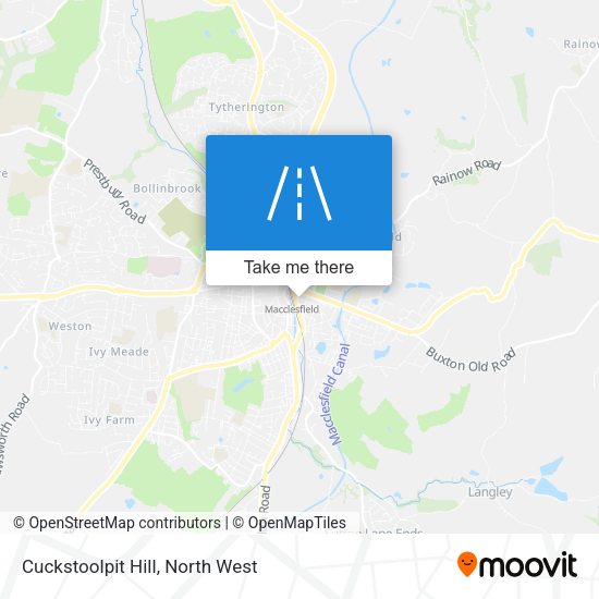 Cuckstoolpit Hill map