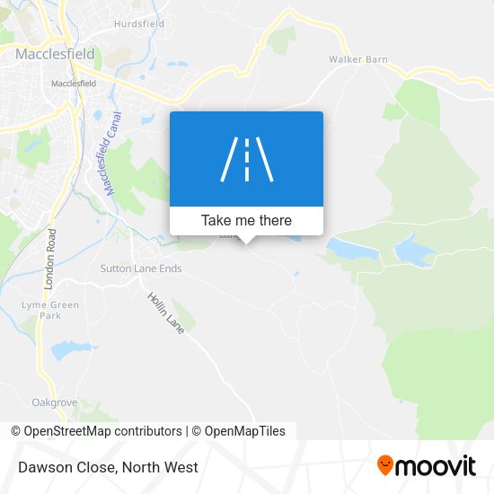 Dawson Close map