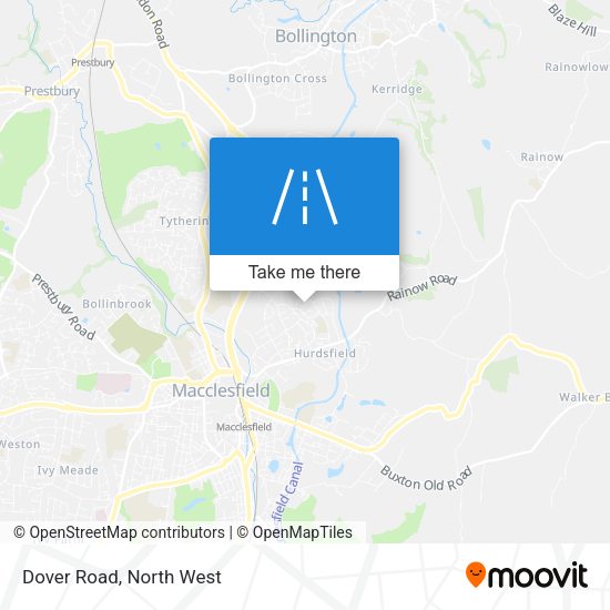 Dover Road map