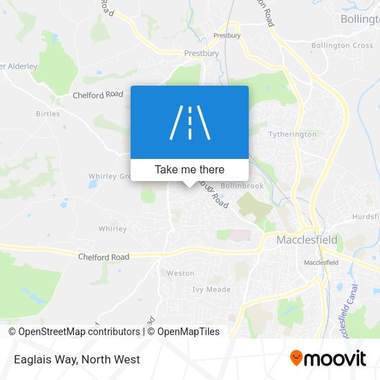 Eaglais Way map