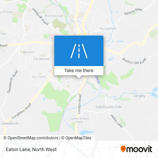 Eaton Lane map