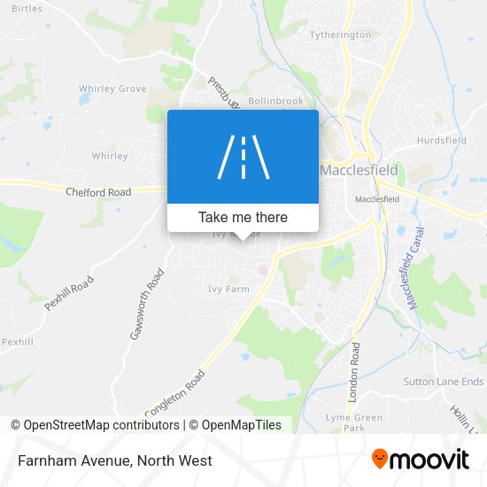 Farnham Avenue map